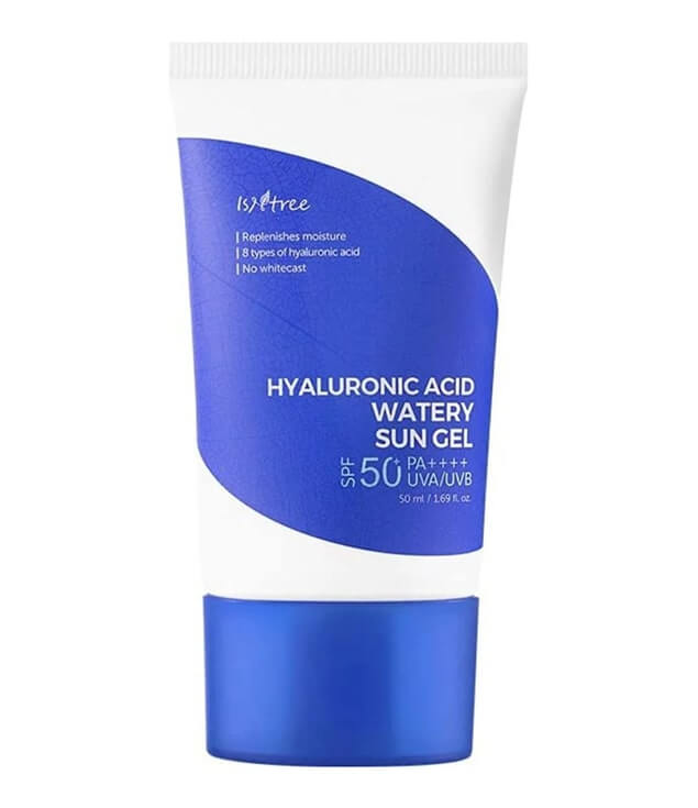 ISNTREE | HYALURONIC ACID WATERY SUN GEL SPF50+ PA++++